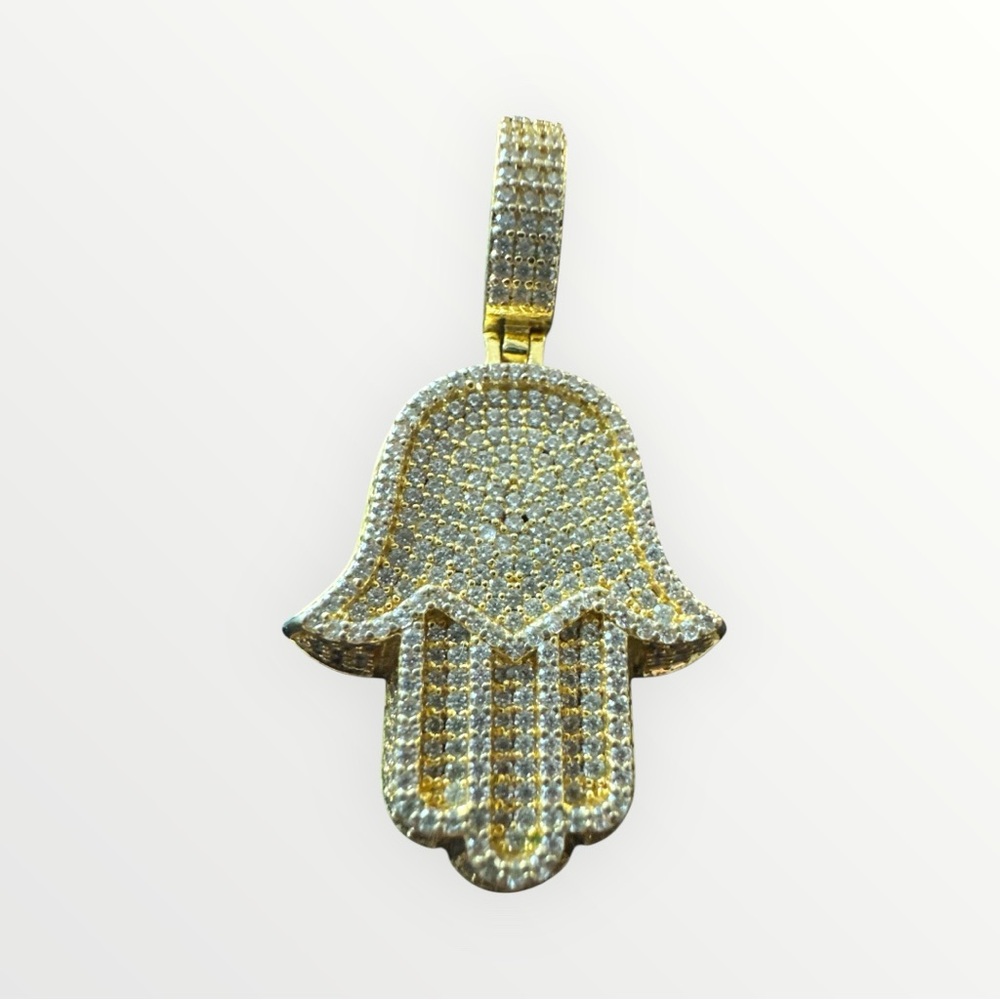 The Gold Gods Gold Plated Hamsa Pendant